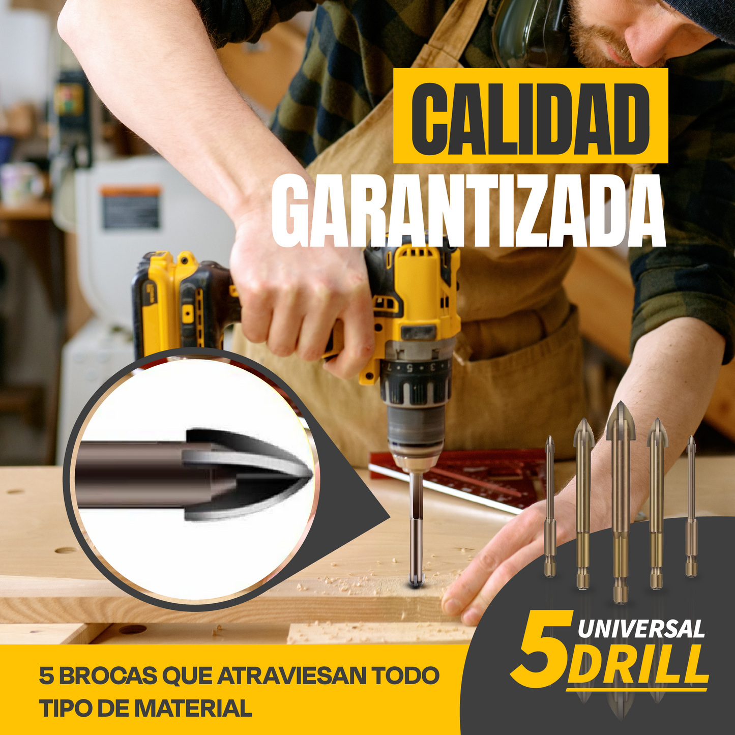 🔥🔥👍👍👍Broca excéntrica de cabeza sesgada de alta dureza👍👍👍🔥🔥