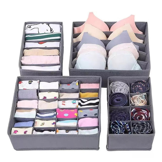 Set Organizador Ropa Interior X 4 Pzas